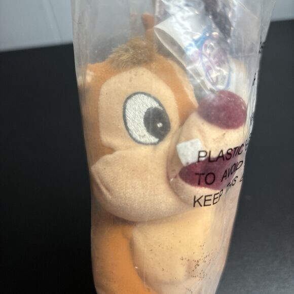 Disney Store Chip N Dale 7" Mini Bean Bag Plush Set NWT READ 16588 - Picture 4 of 9